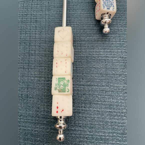 Vintage 3 piece, MCM, Mid Century Poker Dice, Cocktail, Bar, Utensil, Set - Picture 4 of 6